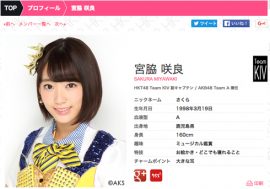 宮脇咲良、AKB48・10周年記念センター抜擢に「初期メンバーの立場なし！」　“お母さん”指原莉乃超えなるか？