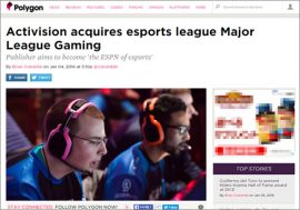 Activision Blizzard社、大手eスポーツ団体「MLG」を買収【ざっくりゲームニュース】