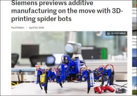 近い将来、工場はクモ型ロボットだらけに!? 最新の3Dプリンタロボットがスゴイ！