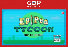 トランプ候補のパロゲーでおなじみの「GOP Arcade」の新作！ 年棒20億円の強欲すぎる製薬会社CEOの風刺ゲーム