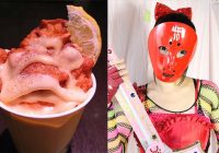 地下アイドル仮面女子とコラボした女の子の汗の味の唐揚げが登場…日本大丈夫か？？