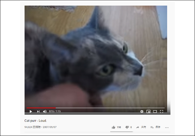 【YouTube厳選猫動画】のどにモーターしょってるの⁉ バイクみたいな声で鳴く猫の画像1
