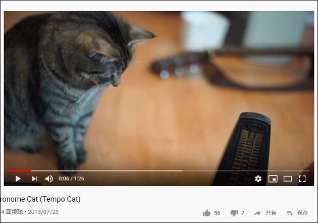 【YouTube厳選猫動画】メトロノームに興味深々！ 思わずリズムを刻んでしまう猫の画像1