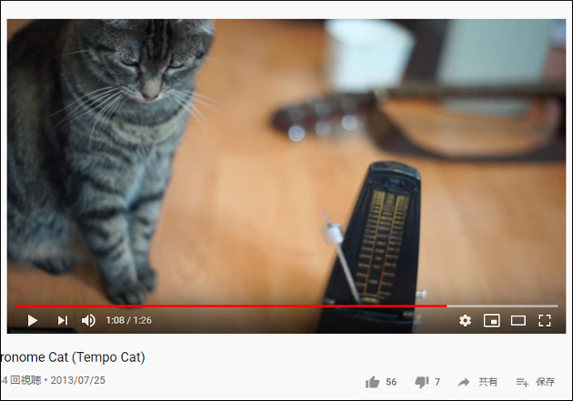 【YouTube厳選猫動画】メトロノームに興味深々！ 思わずリズムを刻んでしまう猫の画像2