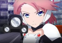 TVアニメ『装甲娘戦機』異世界で少女が謎の生命体とバトル第1話